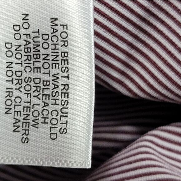 Peter Millar Summer Comfort Men's Golf Polo Shirt Size XL Red Striped - Picture 11 of 11